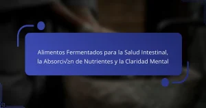 Alimentos Fermentados para la Salud Intestinal, la Absorción de Nutrientes y la Claridad Mental